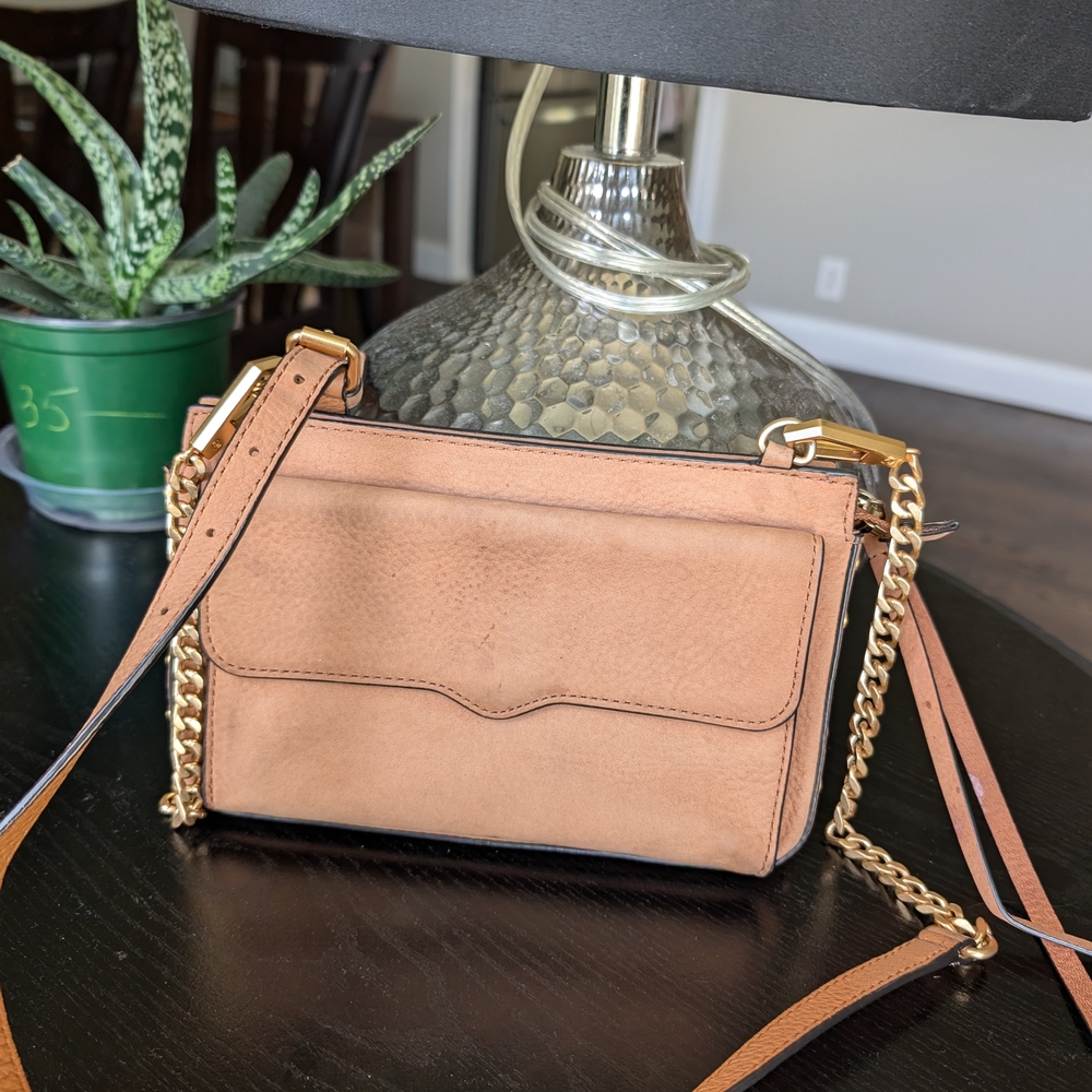 Rebecca Minkoff Tan Leather Crossbody Bag